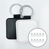 Maxbell 20 Pieces Blank Keychain Key Chain Alloy Key Rings Keyring Bag Tag Craft