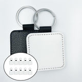 Maxbell 20 Pieces Blank Keychain Key Chain Alloy Key Rings Keyring Bag Tag Craft