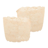 Maxbell 5xElastic Lace Thigh Bands Anti Chafing Leg Anti-Chafe Sleeve Skin L