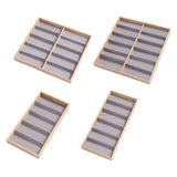 Maxbell 2 Pack Eyeglasses Sunglasses Storage Display Tray Case Stand Holder Box