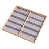Maxbell 2 Pack Eyeglasses Sunglasses Storage Display Tray Case Stand Holder Box