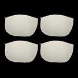 Maxbell 6xShoulder Pads Foam Soft Set-in for Women Blazer Shirt Clothes 1.5cm Thick