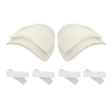 Maxbell 6xShoulder Pads Foam Soft Set-in for Women Blazer Shirt Clothes 1.5cm Thick