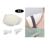 Maxbell 2xShoulder Pads Foam Soft Set-in for Women Blazer Shirt Clothes 1.5cm Thick