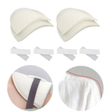 Maxbell 5xShoulder Pads Foam Soft Set-in for Women Blazer Shirt Clothes 1.5cm Thick