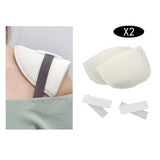 Maxbell 2xShoulder Pads Foam Soft Set-in for Women Blazer Shirt Clothes 1.5cm Thick