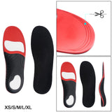 Maxbell Maxbell Arch Support Insoles Unisex Sport Flat Feet Shoe Inserts Cushion Sole Pad XS