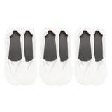 Maxbell 2xMens Boat Liner Socks Invisible Low Cut No Show Breathable Cotton Bottom White