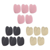 Maxbell Maxbell 5 Pairs Shoe Forefoot Insoles Anti Slip Cushion Relieve Foot Pain Skin Color