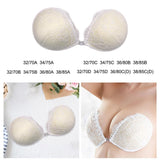 Silicone Strapless Bra Backless Push Up Adhesive Invisible Lace Stick On A