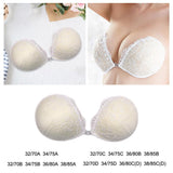 Silicone Strapless Bra Backless Push Up Adhesive Invisible Lace Stick On A