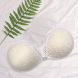 Silicone Strapless Bra Backless Push Up Adhesive Invisible Lace Stick On A