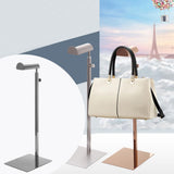 Maxbell 2xMetal Purse Display Stand Adjustable Handbag Rack Holder Polished