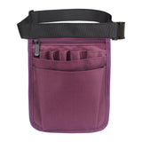Maxbell 3xNurses Pouch Waist Bag Extra Pocket Quick Pick Organizer Pouch Purple