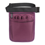 Maxbell 3xNurses Pouch Waist Bag Extra Pocket Quick Pick Organizer Pouch Purple
