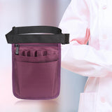 Maxbell 3xNurses Pouch Waist Bag Extra Pocket Quick Pick Organizer Pouch Purple