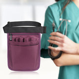 Maxbell 3xNurses Pouch Waist Bag Extra Pocket Quick Pick Organizer Pouch Purple