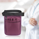 Maxbell 3xNurses Pouch Waist Bag Extra Pocket Quick Pick Organizer Pouch Purple
