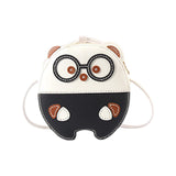 Maxbell 4xDIY Leather Crossbody Bag Kit Easy for Kids Leather Sewing Kits White