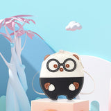 Maxbell 4xDIY Leather Crossbody Bag Kit Easy for Kids Leather Sewing Kits White