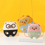 Maxbell 3xDIY Leather Crossbody Bag Kit Easy for Kids Leather Sewing Kits Yellow