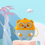 Maxbell 2xDIY Leather Crossbody Bag Kit Easy for Kids Leather Sewing Kits Yellow