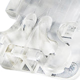 Maxbell 4x20pcs Quick Shoelace Lock Shoe Strings Cord Buckle Toggle Stopper Clear