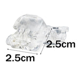 Maxbell 3x20pcs Quick Shoelace Lock Shoe Strings Cord Buckle Toggle Stopper Clear