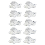 Maxbell 3x20pcs Quick Shoelace Lock Shoe Strings Cord Buckle Toggle Stopper Clear