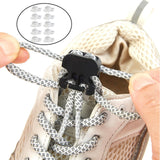 Maxbell 4x20pcs Quick Shoelace Lock Shoe Strings Cord Buckle Toggle Stopper Clear