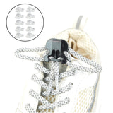 Maxbell 5x20pcs Quick Shoelace Lock Shoe Strings Cord Buckle Toggle Stopper Clear