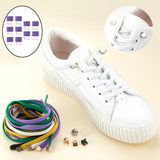 Maxbell Maxbell No Tie Elastic Lock Lace System Lock Shoe Laces Shoelaces Kids Older Purple