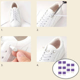 Maxbell Maxbell No Tie Elastic Lock Lace System Lock Shoe Laces Shoelaces Kids Older Purple