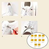 Maxbell Maxbell No Tie Elastic Lock Lace Universal Laces Lock Shoe Runners Kids Yellow