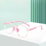 Maxbell 4xBlue-Light Blocking Glasses Spectacles Anti Eyestrain Kids Pink
