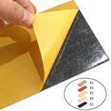 Maxbell 2xRubber Shoe Soles Repair Patches Sole Protector Anti Slip Outsoles Insoles Red