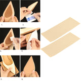 Maxbell 3xRubber Shoe Soles Repair Patches Sole Protector Anti Slip Outsoles Insoles Apricot