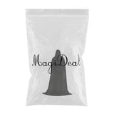 Maxbell 3xVelvet Hooded Cloak Long Robe Witch Capes Halloween Costume 170cm Black