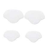 Maxbell 5xShoe Heel Pad Insoles Heel Repair Heel Stick for Men & Women High Heels white