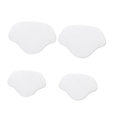 Maxbell 4xShoe Heel Pad Insoles Heel Repair Heel Stick for Men & Women High Heels white