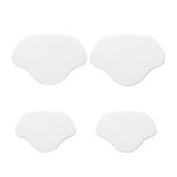 Maxbell 4xShoe Heel Pad Insoles Heel Repair Heel Stick for Men & Women High Heels white