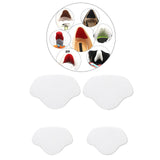 Maxbell 4xShoe Heel Pad Insoles Heel Repair Heel Stick for Men & Women High Heels white