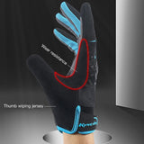 Maxbell Maxbell Bicycle Gloves Breathable Bike Sports Riding Equipment Mittens Blue L