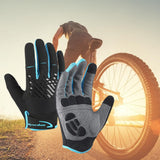 Maxbell Maxbell Bicycle Gloves Breathable Bike Sports Riding Equipment Mittens Blue L