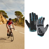Maxbell Maxbell Bicycle Gloves Breathable Bike Sports Riding Equipment Mittens Blue L