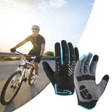Maxbell Maxbell Bicycle Gloves Breathable Bike Sports Riding Equipment Mittens Blue L