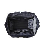 Maxbell Folded Mommy Baby Diaper Bag Travel Sleep Portable Backpack Changing Station Dark Blue Bear