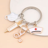 Key Chain Key Ring Car decorate Pendant Crafts Gifts white