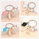 Key Chain Key Ring Car decorate Pendant Crafts Gifts white