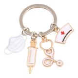 Key Chain Key Ring Car decorate Pendant Crafts Gifts white